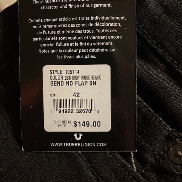 True religion Geno Slim-Fit Jeans - Picture 8 of 9